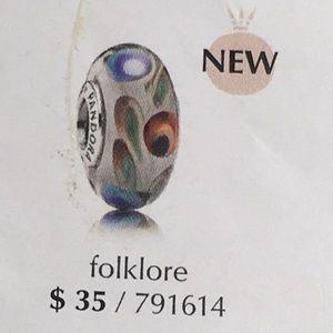 Pandora “folklore” charm